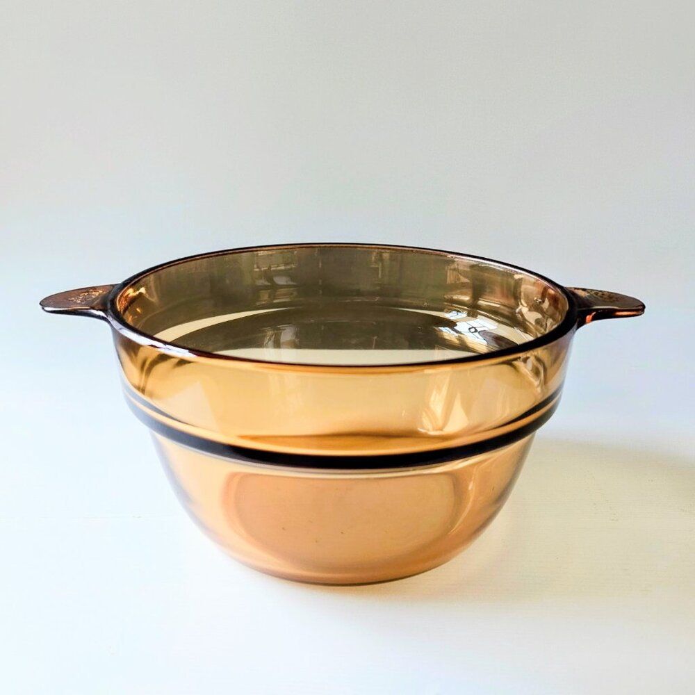 Vision Corning Ware France V-20-B Amber Double Boiler Insert Only